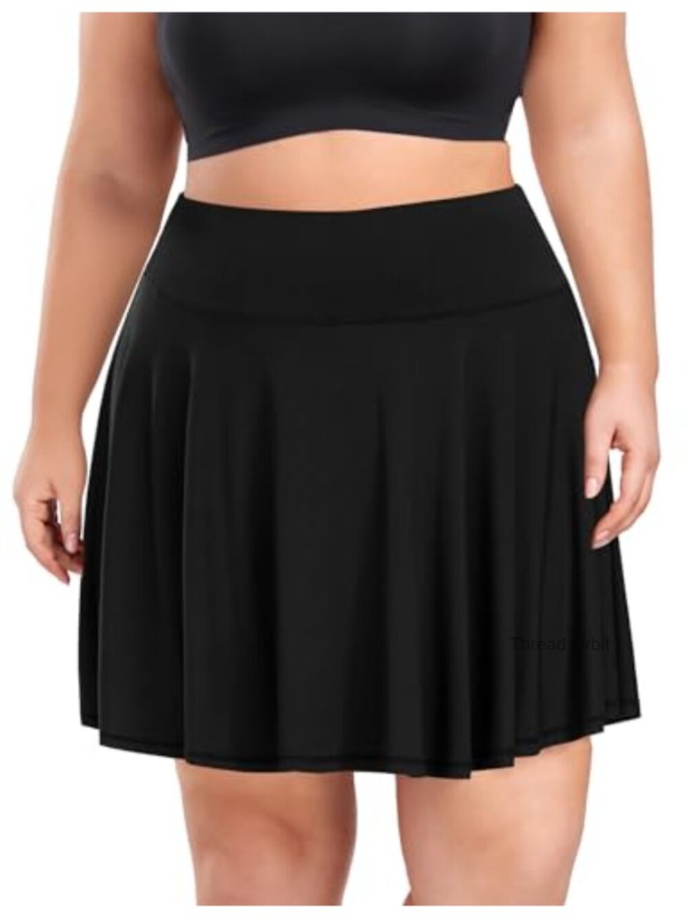 Plus Size Tennis Skort with Built-in Shorts High Waist Athletic Golf Skirt